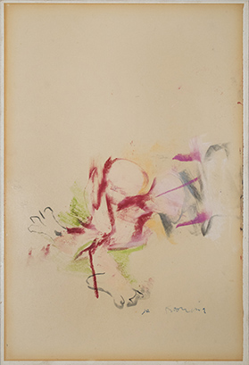 &lt;i&gt;Reclining Figure&lt;/i&gt;, 1972 &lt;/br&gt;Pastel on paper laid down on board &nbsp; &nbsp;19 x 12 1/4 inches (48.3 x 31.1 cm)