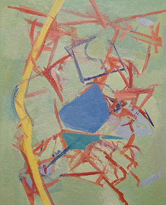 &lt;i&gt;Family Reunion&lt;/i&gt;, 2009&lt;br /&gt; Oil on canvas &nbsp;&nbsp; 42 x 52 inches 106.7 x 132.1 cm &nbsp;&nbsp; Signed, titled and dated on reverse