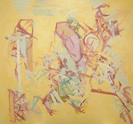 &lt;i&gt;There Goes My Heart Again&lt;/i&gt;, 2009&lt;br /&gt; Oil on canvas on panel &nbsp;&nbsp; 72 x 76 inches 182.9 x 193 cm &nbsp;&nbsp; Signed, titled and dated on reverse