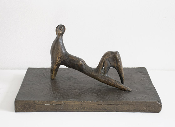 &lt;i&gt;Reclining Figure: Stiff Leg&lt;/i&gt;, 1977 &lt;br/&gt; &nbsp; &nbsp; Bronze Height: 10 1/4 inches (26 cm)